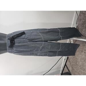 WXYZ Los Angeles Unisex Gray Cargo Pants with Belt